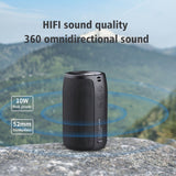 EALOT S32 Wireless Bluetooth Speaker Portable Speaker Powerful Bass TWS - Black - Size 001