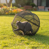 Clearance!360° Panoramic Rolling Cat Playpen - Indoor & Outdoor Safe Enclosure, One-Click Setup & Easy Storage, Breathable & Washable