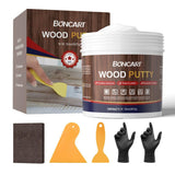 Wood Filler, White Wood Putty | Paintable, Sandable, Furniture Repair Kit for Quickly Fixing Broken and Defective Wooden Furniture - White - Size 500g
