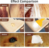 Wood Filler, White Wood Putty | Paintable, Sandable, Furniture Repair Kit for Quickly Fixing Broken and Defective Wooden Furniture - White - Size 500g