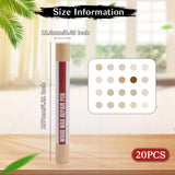 Wood Filler Sticks 20 Colors Repair Wax Sticks Kit Furniture Touch Up Crayons for Repairing Scratches Holes Cracks Wood Floor Tables Cabinets Doors Hardwood(White Series)