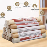 Wood Filler Sticks 20 Colors Repair Wax Sticks Kit Furniture Touch Up Crayons for Repairing Scratches Holes Cracks Wood Floor Tables Cabinets Doors Hardwood(White Series)