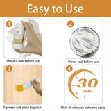Gold Paint 6.35 Oz, Non-Fading Finish for Art, Wood & Clay Crafts | Long-lasting non-fading metallic finish. Works great on canvas, wood decor, clay crafts and all kinds of art creation
