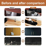 Black Touch-Up Paint for Wood,Furniture, Cabinets,Metal,6.35 Oz,2-in-1 | Waterproof,No Sanding, Fast Drying, Water Based, Multi Surface, 6.35 oz