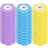 36 Pack Disposable Toilet Bowl Cleaner Wand Refills, 360° Sponge Replacement Heads for Wall Mounted Brush System, Hygienic Deep Cleaning Bathroom Scrubber Pads