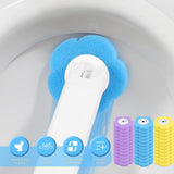 36 Pack Disposable Toilet Bowl Cleaner Wand Refills, 360° Sponge Replacement Heads for Wall Mounted Brush System, Hygienic Deep Cleaning Bathroom Scrubber Pads