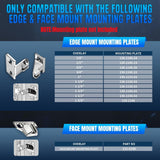 Replacement for 30.310-11.02 Blum Cabinet Hinges, Self Quick Closing 110 & 120 Degree Screw On, 33.3600 Compact 31 & 33 Hinge (Mounting Plate Not Included) Include Wood Screws - Silver - Size 4 PCS