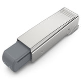10 Pack Soft Close Motion Damper Mechanism for Full Overlay Hinges, Smooth Slow Straight-Arm, Clip Top Retrofitting Attachment, Cabinet Door Concealed Replacement Hardware Accessories