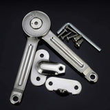 2 Packs Cabinet Cupborad Furniture Door Lift Stay Support Hinge Damper - Support Up to 100KG - Opening Angle 75°/90°/110° - Come with Hex Key