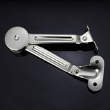 2 Packs Cabinet Cupborad Furniture Door Lift Stay Support Hinge Damper - Support Up to 100KG - Opening Angle 75°/90°/110° - Come with Hex Key