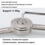2 Packs Cabinet Cupborad Furniture Door Lift Stay Support Hinge Damper - Support Up to 100KG - Opening Angle 75°/90°/110° - Come with Hex Key