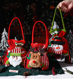 NNEDSZ Christmas gift Festive Aussie Christmas Gift Bags: Cute Reindeer, Santa & Snowman Pouches for Xmas Treats & Gifting（moose） 