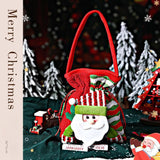 NNEDSZ Christmas gift Festive Aussie Christmas Gift Bags: Cute Reindeer, Santa & Snowman Pouches for Xmas Treats & Gifting（moose） 