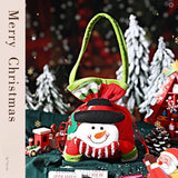 NNEDSZ Christmas gift Festive Aussie Christmas Gift Bags: Cute Reindeer, Santa & Snowman Pouches for Xmas Treats & Gifting（Santa Claus） 