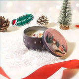 NNEDSZ Christmas gift Aussie Christmas Scented Candle Set – 8 Festive Tin Candles with Unique Scents & Cute Designs for Holiday Gifting
