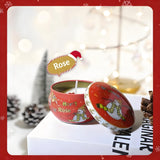 NNEDSZ Christmas gift Aussie Christmas Scented Candle Set – 8 Festive Tin Candles with Unique Scents & Cute Designs for Holiday Gifting