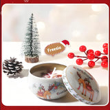 NNEDSZ Christmas gift Aussie Christmas Scented Candle Set – 8 Festive Tin Candles with Unique Scents & Cute Designs for Holiday Gifting