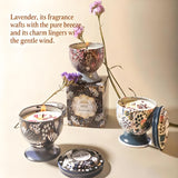 NNEDSZ Christmas gift Aussie Scented Candle Set-4 Fragrances (Rose, Jasmine, Lemon, Lavender) in Artistic Tins for Home Ambiance & Gifting