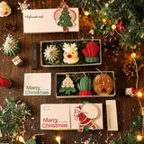 NNEDSZ Christmas gift Handmade Aussie Christmas Scented Candle Set - Random Festive Designs (Reindeer, Tree, Gingerbread & More) for Gifting & Decor Product Description