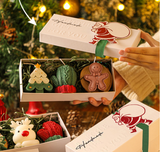 NNEDSZ Christmas gift Handmade Aussie Christmas Scented Candle Set - Random Festive Designs (Reindeer, Tree, Gingerbread & More) for Gifting & Decor Product Description