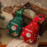 NNEDSZ Christmas gifts Aussie Christmas Sling Bag -Santa-Themed, Adjustable & Compact for Festive Gifting & Styling(green)