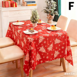 NNEDSZ Christmas gift Christmas Tablecloth - Festive 180x150cm Table Cover for Holiday Dining & Home Decor（C）