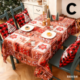 NNEDSZ Christmas gift Christmas Tablecloth - Festive 180x150cm Table Cover for Holiday Dining & Home Decor（E）