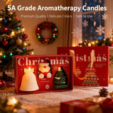 NNEDSZ Christmas gift Christmas Aromatherapy Candle Set - 5A Grade Santa, Tree & Bell Scented Candles for Festive Gifting in Australia