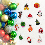 NNEDSZ 30pcs Mini Christmas Ornaments for Mini Tree Decorations Small Christmas Ornaments Resin Miniatures for Craft Christmas Decor