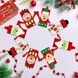 NNEDSZ 4 Pairs Christmas Socks, Crazy Holiday Hand Holding Socks Funny Christmas Stocking Stuffers