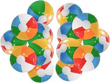 NNEDSZ 12'' Beach Ball for Kids: 14 Pack Beach Balls Bulk Inflatable Pool - Beach Balls Bulk Hawaiian Tropical Theme Christmas Party Decorations Favors Supplies