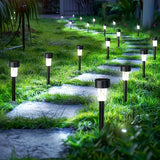 10-Pack Solar Garden Pathway Lights – 31.5cm