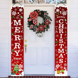 Trendbay \2D Christmas Door Banner Festive Front Porch Sign