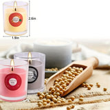 20pcs Scented Glass Candle Set 10 Fragrances