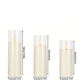 Flameless LED Candle Set Flickering Flame Effect 24pcs