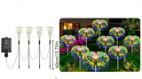 4Pack Solar Firework String Lights 360 Colorful LEDs