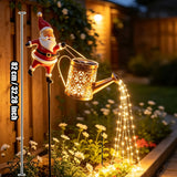 82CM Solar Santa Claus Kettle Light for Christmas