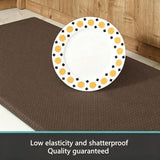 Brown Non-Slip Kitchen Mats , Easy Clean Stain Resistant Kitchen Rugs for Sink, Laundry, Office（40*60*0.8cm）