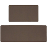 Brown Non-Slip Kitchen Mats , Easy Clean Stain Resistant Kitchen Rugs for Sink, Laundry, Office（40*60*0.8cm）