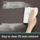 Brown Non-Slip Kitchen Mats , Easy Clean Stain Resistant Kitchen Rugs for Sink, Laundry, Office（44*75*0.8cm）
