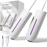 USB Shoe Dryer Portable Heater for Shoes Socks and Gloves White, 16.5 x 6 cm