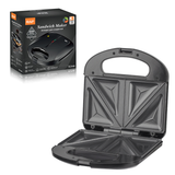 RAF R.214S Sandwich Maker 750W Double Sided Heating Press Grill, Non-Stick Triangular Plates, Wide Voltage 110-220V Household Breakfast Toast Maker