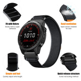 Nylon Watch Band Compatible with Garmin Fenix 7 7X 6X Pro Enduro Instinct Mk1 Epix Gen 2 A3,26mm