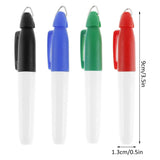 8 Piece Golf Ball Alignment Marker Kit, ABS Line Drawing Stencils and 4 Pens for Putting Practice