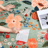 indoor doormat - Machine washable - vintage pattern - Boho style - Small rug - 40 x 60cm - Green