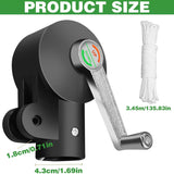 Cantilever Patio Umbrella Crank Handle Replacement, Adjustable Umbrella Stand Part for Courtyards, Gardens, Beaches and Outdoor Patios