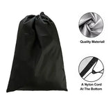 1 Piece Round Patio Table Cover, Waterproof UV-Resistant Outdoor Furniture Protector for Garden Table Sets, Black, 180 x 90 cm