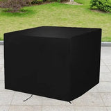 1 Piece 210D Oxford Outdoor Furniture Cover, Waterproof Patio Table Protector with Drawstring Closure, Black, 90 x 90 x 90 cm