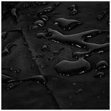 1 Piece 210D Oxford Patio Furniture Cover, Waterproof Windproof UV-Resistant Protection for Garden Table Sets, Black, 250 x 250 x 90 cm