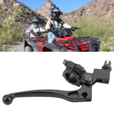 Foldable Clutch Lever with Bracket for 50cc-125cc Dirt Pit Bike, 22mm 7/8in Handlebar, 8mm Cable Housing Fitting